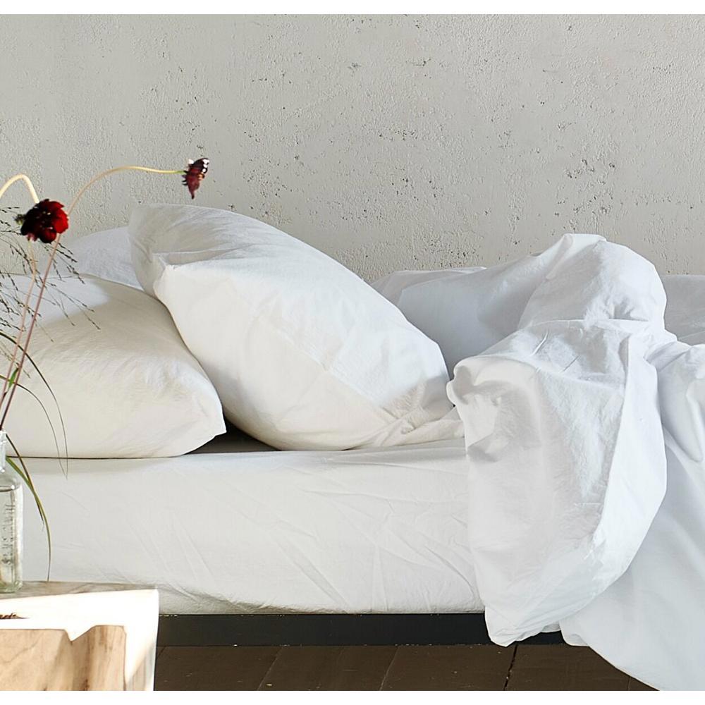 Designers Guild Loweswater Chalk White Duvet Cover Set
